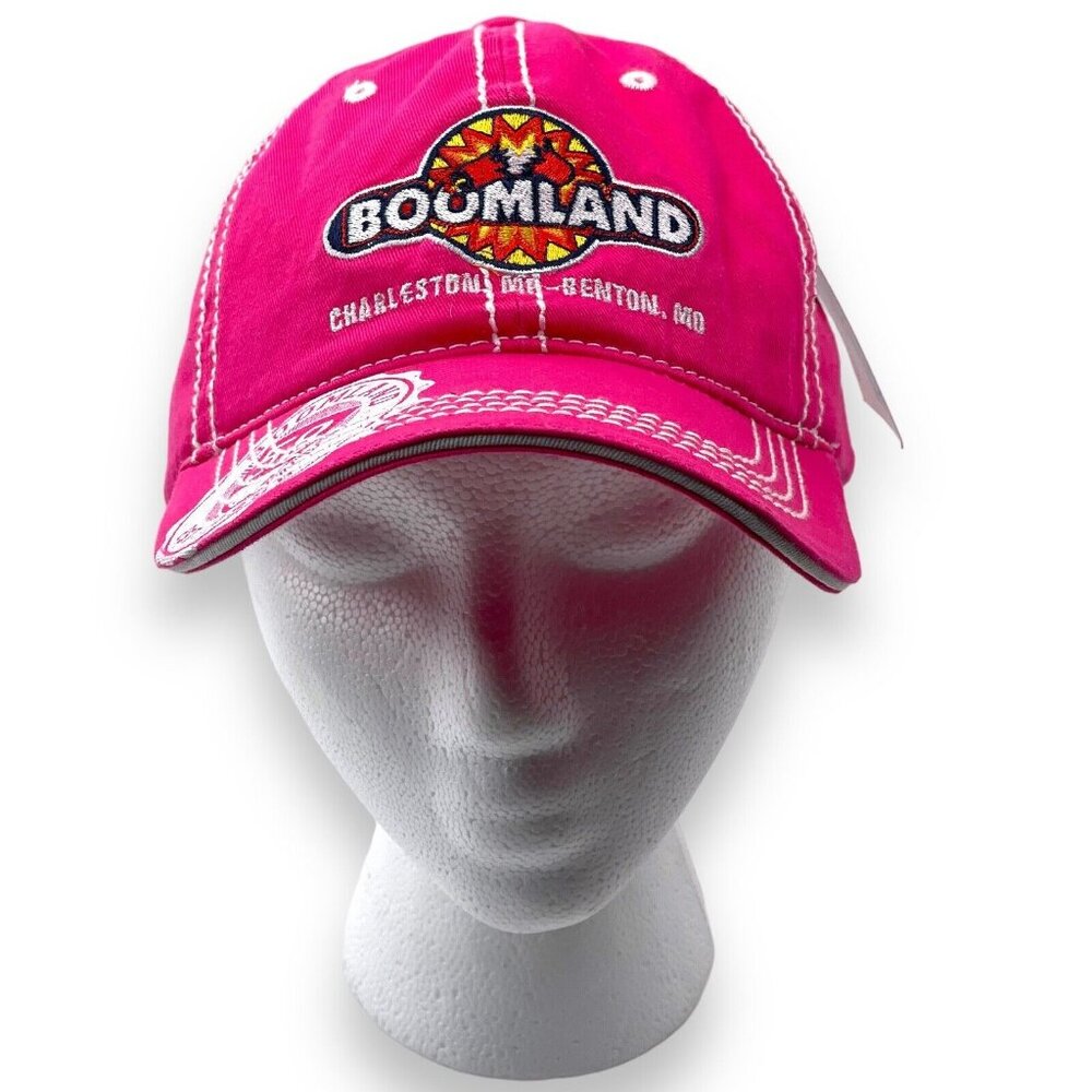 Boomland Fireworks Charelston - Benton, Missouri - Adjustable Pink Baseball Hat